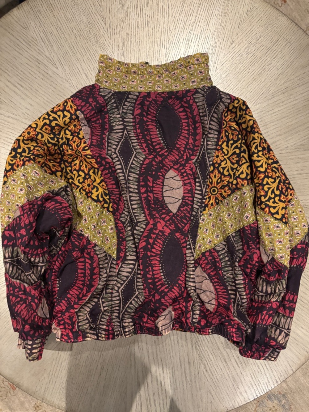 Urban Outfitters Multicolor Patchwork Bomber Jacket - Picture 3 of 5